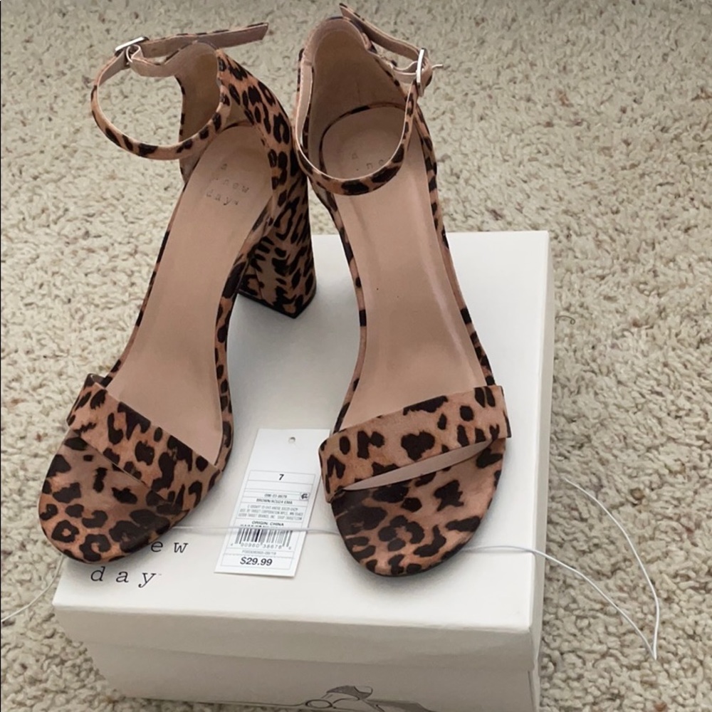 Cheetah Print Heels